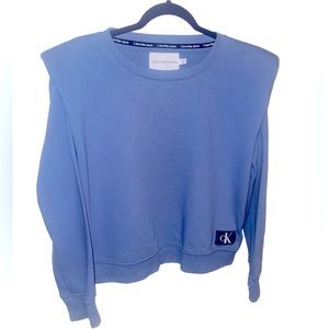 Calvin Klein Shoulder Pad Sweatshirt Size XL